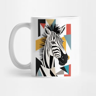 Cool Geometrical Zebra Mug